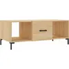 Image de vidaXL Table basse chêne Sonoma 102x50x40 cm Bois composite