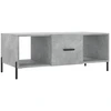 Image de vidaXL Table basse gris béton 102x50x40 cm Bois composite