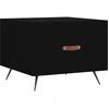 Image de vidaXL Table basse noire 50x50x40 cm bois composite