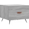 Image de vidaXL Table basse Gris Sonoma 50x50x40 cm Bois composite