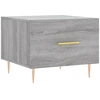Image de vidaXL Table basse Gris Sonoma 50x50x40 cm Bois composite