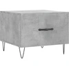 Image de vidaXL Table basse gris béton 50x50x40 cm Bois composite