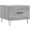 Image de vidaXL Table basse Gris Sonoma 50x50x40 cm Bois composite