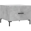 Image de vidaXL Table basse gris béton 50x50x40 cm Bois composite