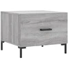 Image de vidaXL Table basse Gris Sonoma 50x50x40 cm Bois composite