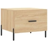 Image de vidaXL Table basse chêne Sonoma 50x50x40 cm bois composite
