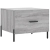 Image de vidaXL Table basse Gris Sonoma 50x50x40 cm Bois composite