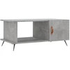 Image de vidaXL Table basse gris béton 90x50x40 cm Bois composite