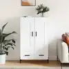 Image de vidaXL Highboard blanc 69,5x31x115 cm Bois composite