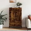 Image de vidaXL Highboard chêne fumé 69,5x31x115 cm Bois composite
