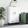 Image de vidaXL Highboard blanc 69,5x31x115 cm Bois composite