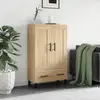 Image de vidaXL Highboard chêne Sonoma 69,5x31x115 cm Matériau dérivé du bois
