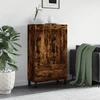 Image de vidaXL Highboard chêne fumé 69,5x31x115 cm Bois composite