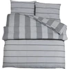 Image de vidaXL Ensemble de literie Gris 140x200 cm coton