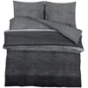 Image de vidaXL Ensemble de literie gris foncé 200x220 cm coton