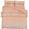 Image de vidaXL Ensemble de literie rose 155x220 cm coton