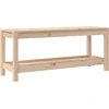 Image de vidaXL Banc de jardin 108x35x45 cm pin massif