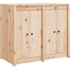 Image de vidaXL Armoire de cuisine d'extérieur en pin massif