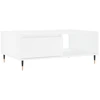 Image de vidaXL Table basse blanche 90x60x35 cm Bois composite