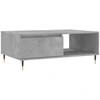 Image de vidaXL Table basse gris béton 90x60x35 cm Bois composite