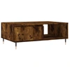 Image de vidaXL Table basse chêne fumé 90x60x35 cm bois composite