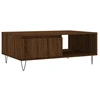 Image de vidaXL Table basse marron imitation chêne 90x60x35 cm Bois composite