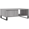 Image de vidaXL Table basse Gris Sonoma 90x60x35 cm Bois composite