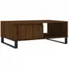 Image de vidaXL Table basse marron imitation chêne 90x60x35 cm Bois composite