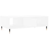 Image de vidaXL Table basse blanche 104x60x35 cm Bois composite