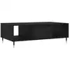 Image de vidaXL Table basse noire 104x60x35 cm Bois composite
