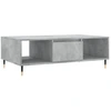 Image de vidaXL Table basse gris béton 104x60x35 cm Bois composite