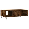 Image de vidaXL Table basse chêne fumé 104x60x35 cm bois composite