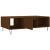 Image de vidaXL Table basse marron imitation chêne 104x60x35 cm Bois composite