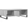Image de vidaXL Table basse Gris Sonoma 104x60x35 cm Bois composite
