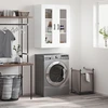 Image de vidaXL Armoire murale blanc 69,5x34x90 cm