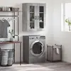 Image de vidaXL Armoire murale gris béton 69,5x34x90 cm