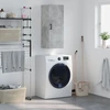 Image de vidaXL Armoire murale gris béton 34,5x34x90 cm