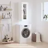 Image de vidaXL Armoire murale blanc 34,5x34x90 cm
