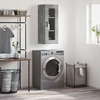 Image de vidaXL Armoire murale gris béton 34,5x34x90 cm