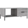 Image de vidaXL Table basse Gris Sonoma 90x50x40 cm Bois composite