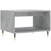 Image de vidaXL Table basse gris béton 60x50x40 cm Bois composite