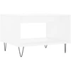 Image de vidaXL Table basse blanche 60x50x40 cm Bois composite