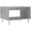 Image de vidaXL Table basse gris béton 60x50x40 cm Bois composite
