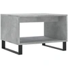 Image de vidaXL Table basse gris béton 60x50x40 cm Bois composite