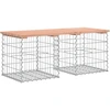 Image de vidaXL Banc de jardin en gabions 103x44x42 cm bois massif douglas