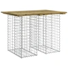 Image de vidaXL Banc de jardin en gabions 100x70x72 cm Bois de pin imprégné