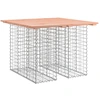 Image de vidaXL Banc de jardin en gabions 100x102x72 cm bois massif douglas