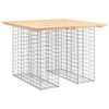 Image de vidaXL Banc de jardin en gabions 100x102x72 cm Pin massif