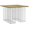 Image de vidaXL Banc de jardin en gabions 100x102x72 cm Bois de pin imprégné
