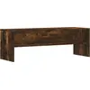Image de vidaXL Armoire TV chêne fumé 120x40x40 cm Bois composite